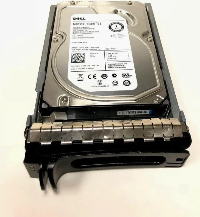 Alt view image 8 of 12 - Dell 740YX 1TB 7200 RPM SAS 6Gb/s 3.5" Internal Hard Drive
