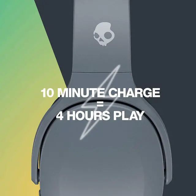 Alt view image 17 of 19 - Skullcandy Crusher Evo Chill Grey Bluetooth Headphones