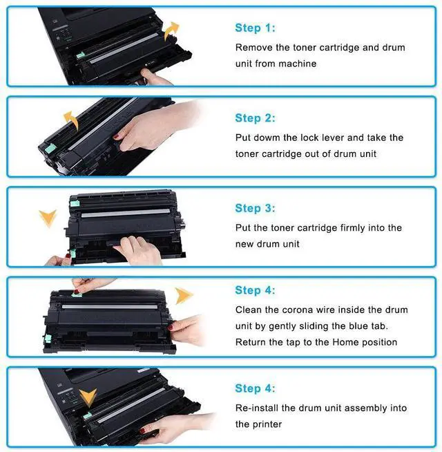 Alt view image 7 of 7 - 2 PK DR730 Drum Unit For Brother TN760 HL-L2350DW L2370DW MFC-L2710DW printer - OEM