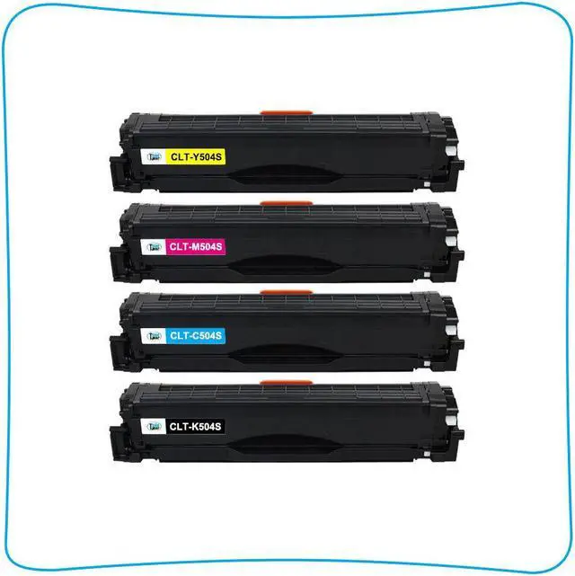 Alt view image 2 of 7 - 4 Pack for Samsung CLT-K504S 504S Toner SL-C1860FW SL-C1810W CLX4195FW C1810