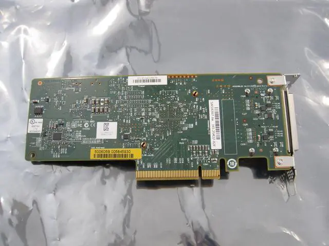 Alt view image 3 of 5 - LSI SAS9207-8e 8-Port 6Gbp/s PCIe 3.0 Host Bus Adapter Card H3-25427 Low Profile