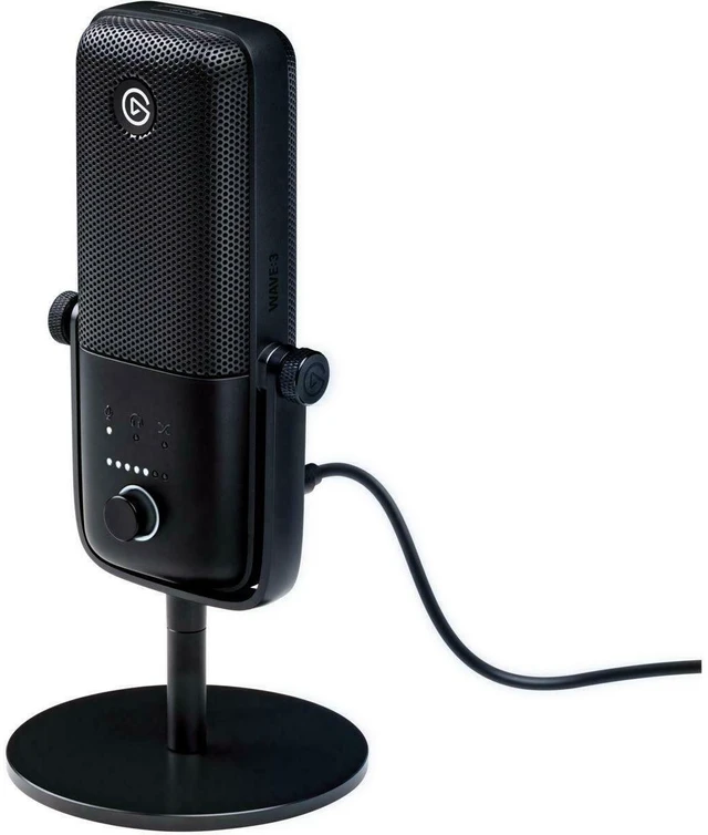 Alt view image 2 of 7 - Elgato Wave:3 Premium USB Cardioid Condenser Microphone #10MAB9901