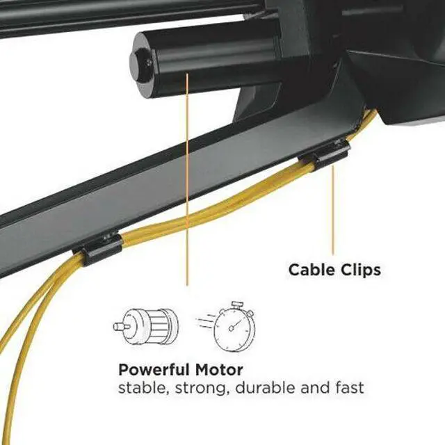 Alt view image 5 of 7 - Motorized Pull-Down Full-Motion Above Fireplace Mantel Tv Wall Mount 37" To 70"