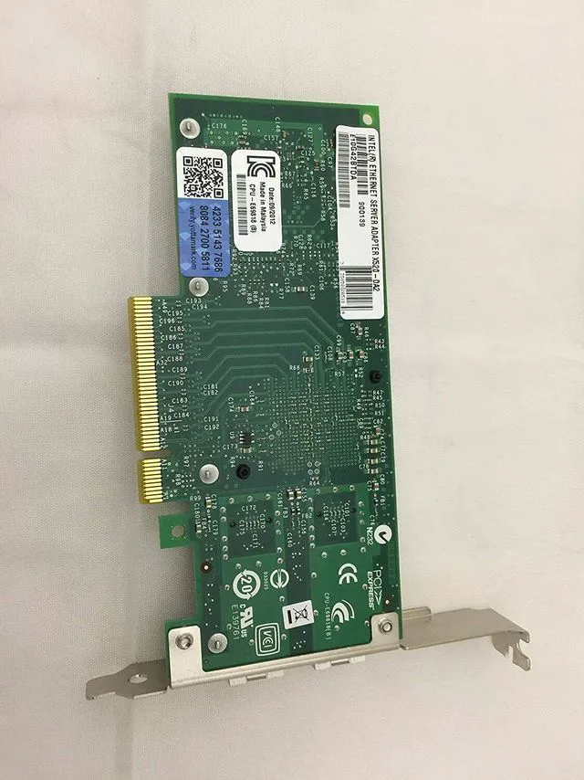 Main image of Intel Dual Port E10g42btda 10GbE PCI-e X520-DA2 Ethernet Server HIGH Adapter