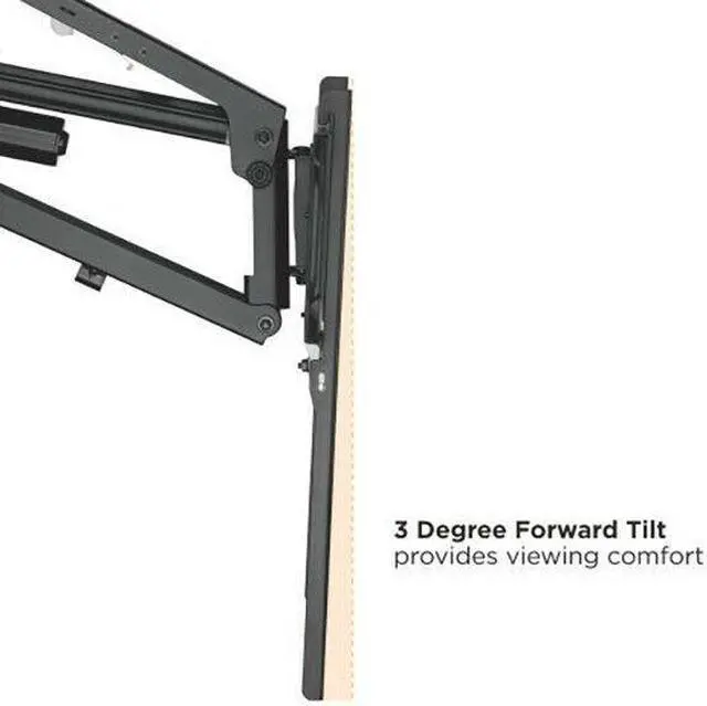 Alt view image 4 of 7 - Motorized Pull-Down Full-Motion Above Fireplace Mantel Tv Wall Mount 37" To 70"