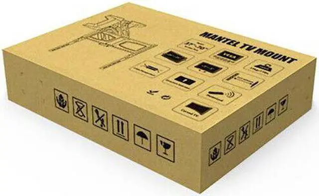 Alt view image 7 of 7 - Motorized Pull-Down Full-Motion Above Fireplace Mantel Tv Wall Mount 37" To 70"