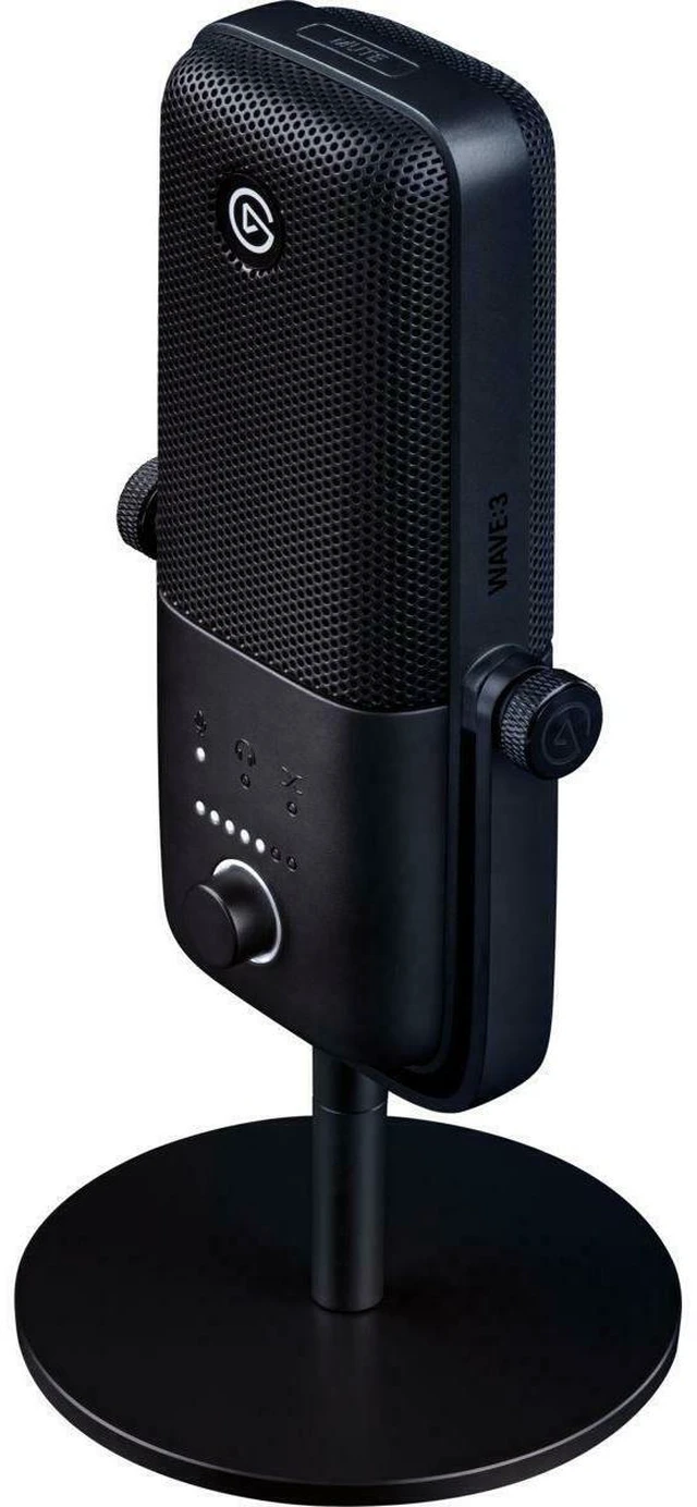 Alt view image 7 of 7 - Elgato Wave:3 Premium USB Cardioid Condenser Microphone #10MAB9901