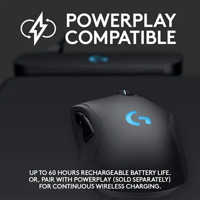 Alt view image 14 of 20 - Logitech 910-005638 Lightspeed Wireless Gaming Mouse