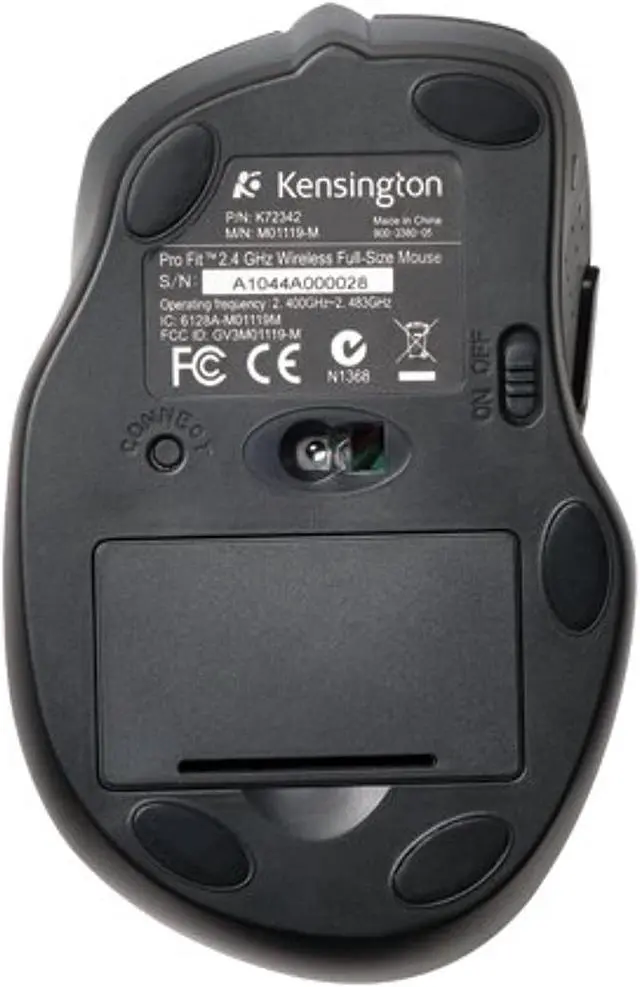 Alt view image 9 of 17 - Kensington Pro Fit Full-Size Wireless Mouse (K72370US)