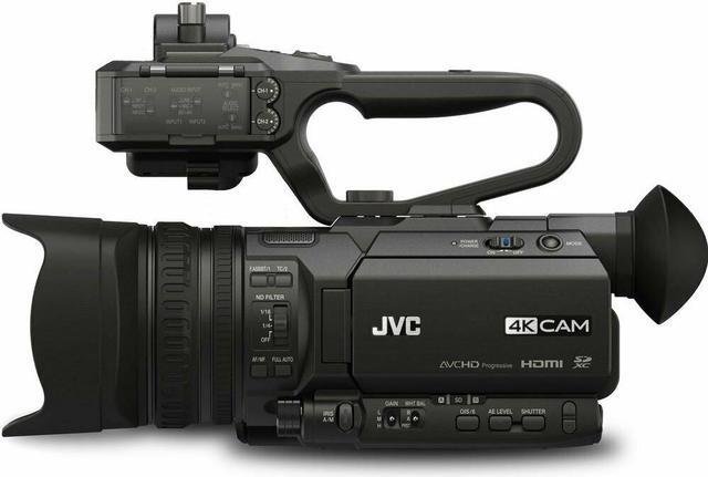Alt view image 5 of 10 - JVC GY-HM170 4KCAM Professional Camcorder with Integrated 12x Optical Zoom Lens