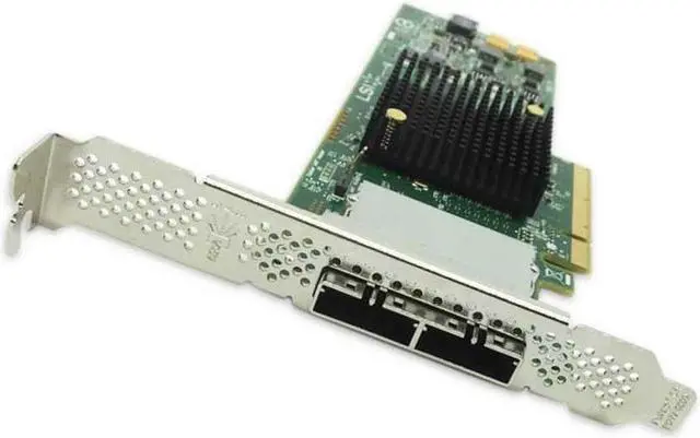 Alt view image 6 of 12 - LSI LSI00300 (9207-8e) PCI-Express 3.0 x8 Low Profile SATA / SAS Host Controller Card--Avago Technologies
