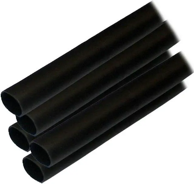 Alt view image 2 of 3 - ANCOR 305124 Ancor Adhesive Lined Heat Shrink Tubing (ALT) - 1/2" x 12" - 5-Pack - Black 305124