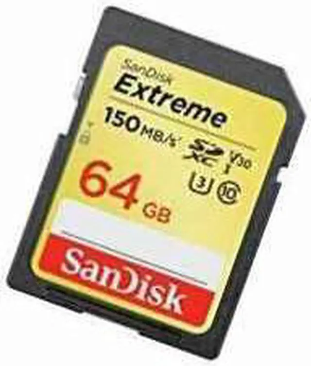 Alt view image 2 of 2 - SanDisk SDSDXV6-064G-ANCIN 64GB Extreme UHS-I SDXC Memory Card - 150mbps