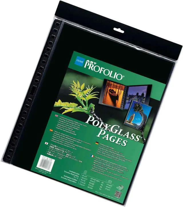 Alt view image 4 of 12 - Itoya PR811 8.5 in. x 11 in. Art Profolio Polyglass Refill Pages