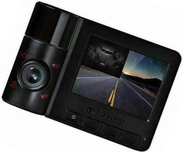 Alt view image 4 of 4 - Transcend Drivepro 550 Dual Lens Dash Camera Dashcam Wifi Ts-Dp550B-64G Black