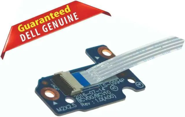 Alt view image 9 of 14 - Dell OEM Inspiron 7566 7567 Power Button Board  Cable WDRC4