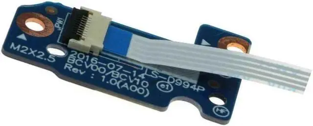 Alt view image 12 of 14 - Dell OEM Inspiron 7566 7567 Power Button Board  Cable WDRC4