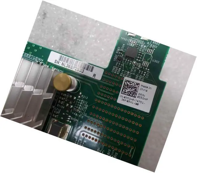 Alt view image 3 of 5 - DELL 55G  Broadcom 57810S Mezzanine Card 10Gbe Network Adapter-55G