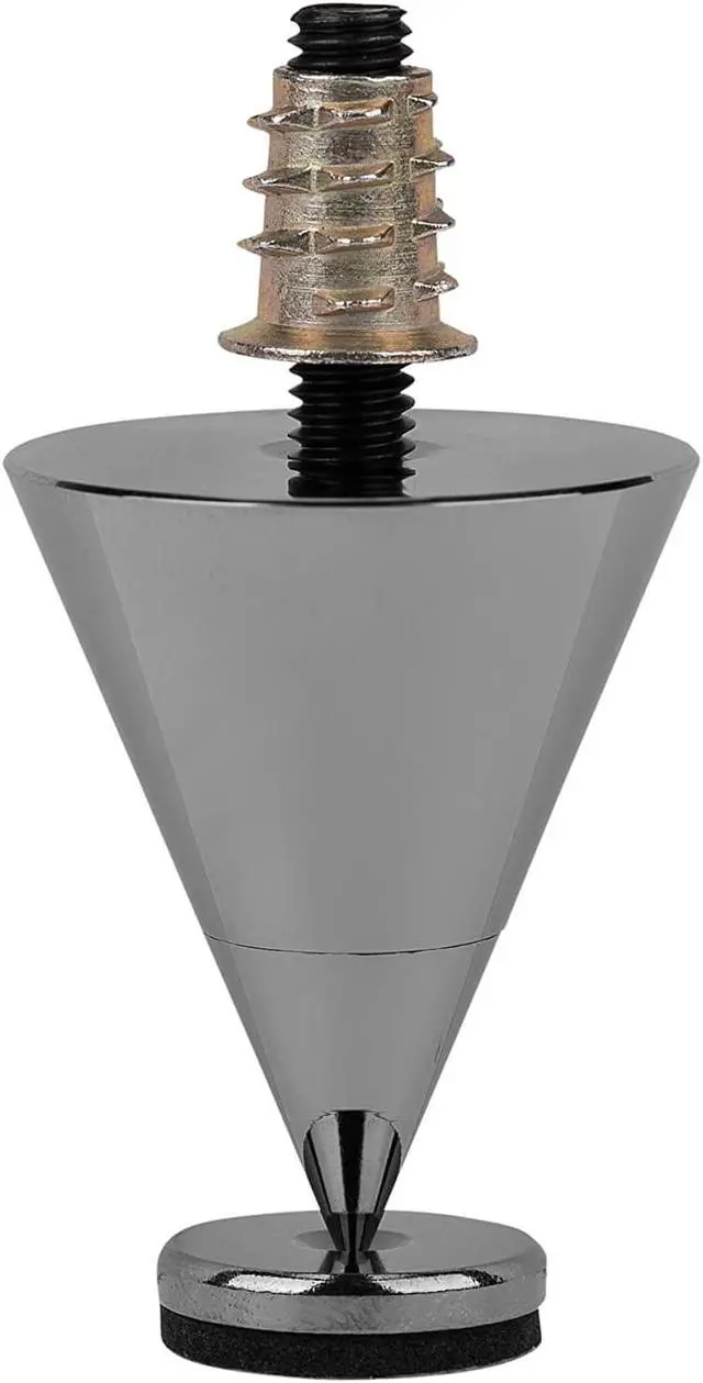 Alt view image 2 of 2 - Dayton Audio Dss4-Bc Black Chrome Speaker Spike Set 4 Pcs.