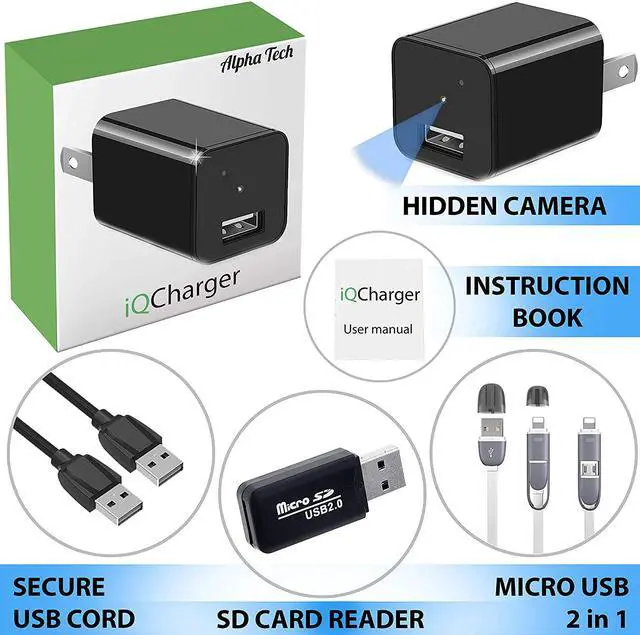 Alt view image 6 of 6 - Spy Camera Wireless Hidden Wifi Camera With Remote View - Hd 1080P - Spy Camera Charger - Spy Camera Wireless - Usb Hidden Camera - Nanny Camera - Premium Security Camera - Hidden Cam - Ios Android