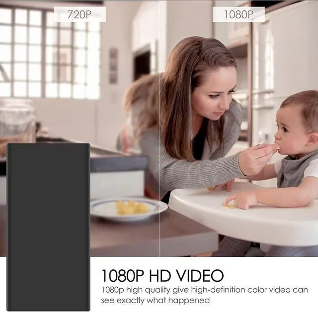 Alt view image 2 of 7 - Hidden Camera 1080P 10000Mah Power Bank Camera Long Time Recording Spy Camera Nanny Cam No Wifi With Motion Detection, Night Vision, Gravity Sensor For Home Security No Audio