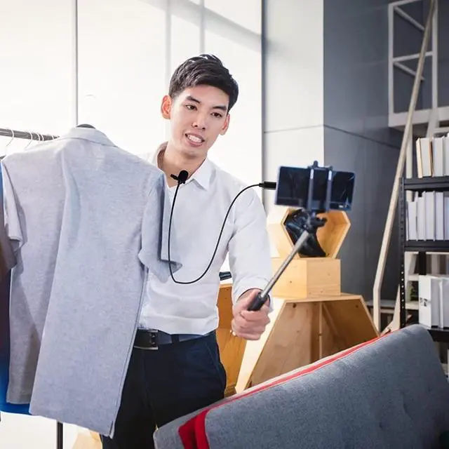 Alt view image 3 of 7 - Lapel Microphone, Mini Lavalier Microphone, Type-C Lav Mic, Plug And Play Omnidirectional Condenser, Usb C Mic For Laptop, Pc Computer, Video Recording, Youtube, Skype Recording, Live Broadcasting