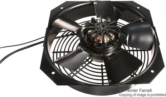 Alt view image 8 of 8 - Ebmpapst W2D250-GA04-09 250mm 120W 0.27A 400V AC 2750RPM 225 m3/h Spindle Siemens Inverter Axial Flow Cooling Fan