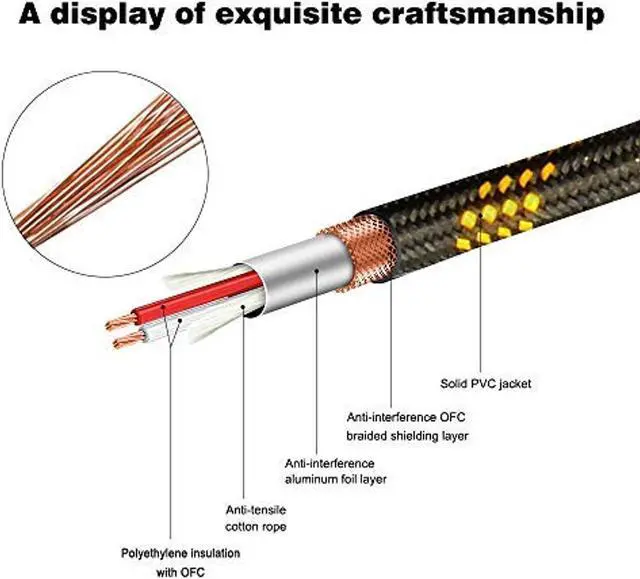 Alt view image 4 of 7 - Usb To Xlr Cable 10Ft, Xlr To Usb Microphone Cable Usb Male To 3 Pin Xlr Female Cables Mic Converter Patch Cable Studio Audio Cable Connector Cords For Microphones, Recording, Karaoke