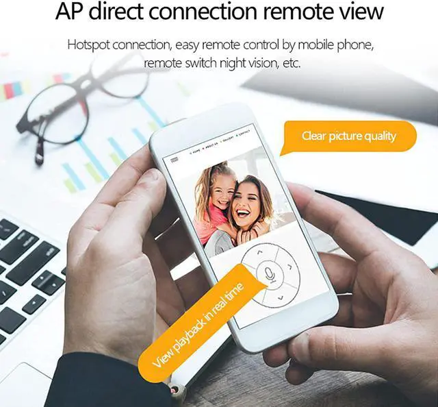 Alt view image 6 of 7 - Hidden Camera Wireless Hd 1080P Wifi Remote Spy Camera - 150° Wide Angle Usb Small Cam Home Security Baby Nanny Camera With Night Vision, For Indoor Outdoor - Ios Android