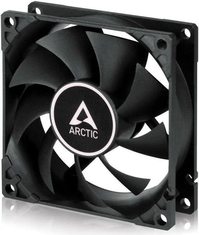 Main image of ARCTIC F8 Silent (Black) 80 mm Case Fan Cooler Computer Almost inaudible PC