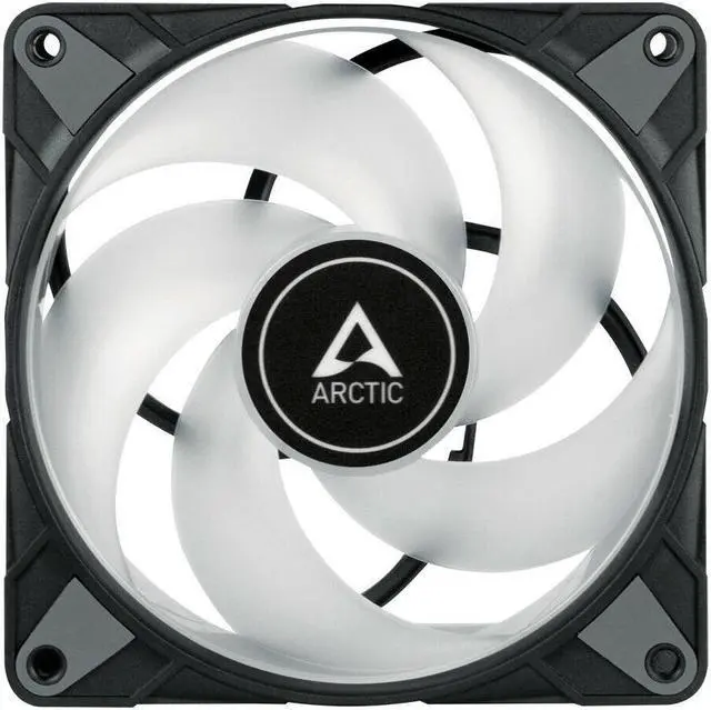 Alt view image 6 of 15 - ARCTIC ACFAN00231A P12 PWM PST A-RGB 0dB - 120 mm PWM case Fan Optimized for Static Pressure, case Fan, semi-Passive: 0-2000 RPM, 5V 3 pin ARGB LED, Single Fan - Black