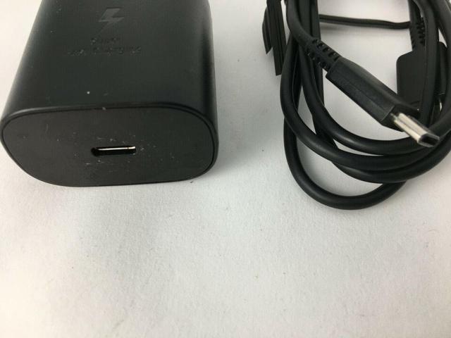 Alt view image 9 of 10 - Samsung 25W USB-C Super Fast Charging Wall Charger - Black (US Version with Warranty)