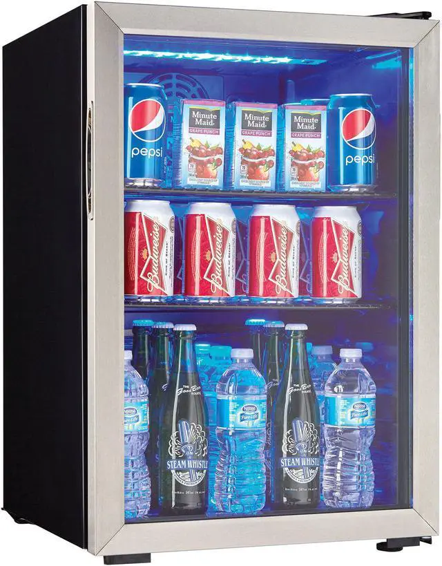 Alt view image 8 of 14 - Danby DBC026A1BSSDB 2.6 cu. ft. Free-Standing Beverage Center in Stainless Steel