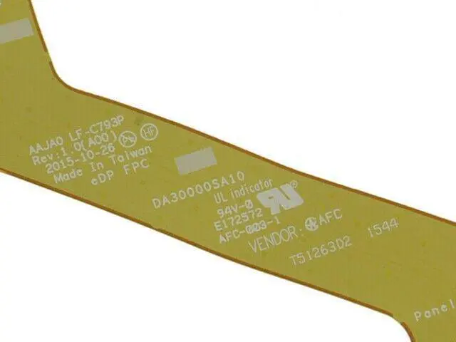 Alt view image 3 of 3 - Dell OEM Latitude 5175  Tablet 10.8" Ribbon LCD Video Cable C793P