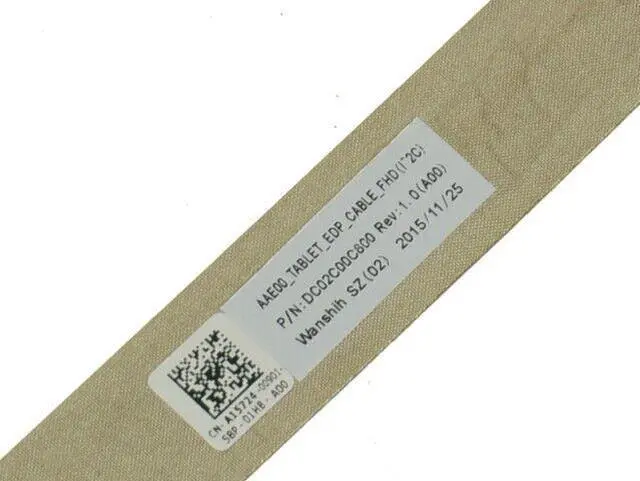 Alt view image 3 of 7 - Dell OEM Latitude 7275 XPS 9250 Tablet FHD 12.5" Ribbon LCD Video Cable A15724