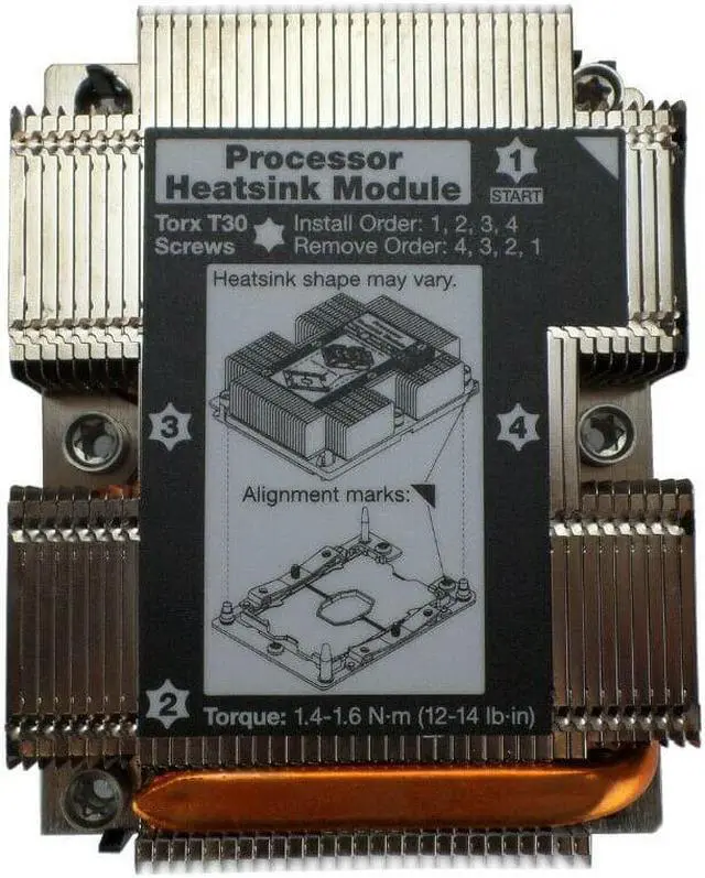 Alt view image 2 of 3 - Lenovo ThinkSystem SR850 SR950 Heatsink 01CX980