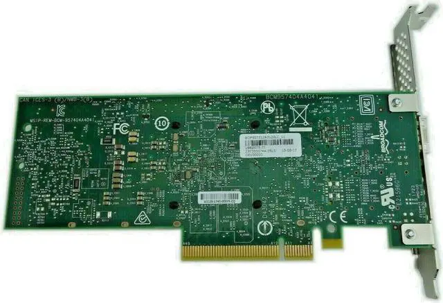 Alt view image 3 of 3 - Lenovo Broadcom 57412 10/25GbE SFP28 1-Port PCIe Ethernet Adapter 00YK537