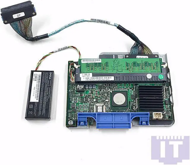 Alt view image 13 of 15 - DELL Wx072  Perc 5 I Pciexpress Sas Raid Controller For Poweredge 1950 2950 With 256Mb Cache (No Battery)