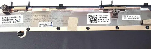 Alt view image 14 of 14 - New Dell OEM Precision 7540 Touchpad Palmrest Assembly  Smart Card Reader RGCRD