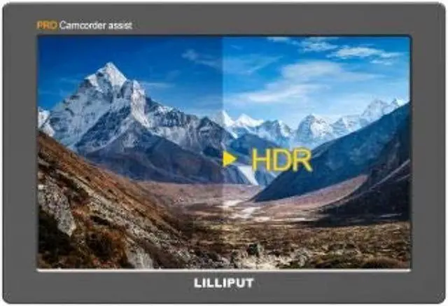 Alt view image 8 of 13 - LILLIPUT 7" Q7 Pro Field Monitor 1920x1200 Metal Slim Design with HDR 3D-LUT SDI/HDMI Cross Conversion Waveform Peaking Precise Color Calibration Gamma Adjustment + Pisen LP-E6 Battery by VIVITEQ