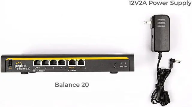 Alt view image 17 of 18 - Peplink Balance 20 Multi-WAN Router