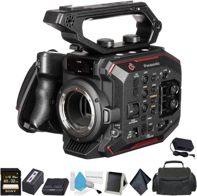 Alt view image 14 of 19 - Panasonic AU-EVA1 Digital Camcorder - 3.5" - Touchscreen LCD - MOS - 4K