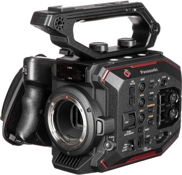 Alt view image 17 of 19 - Panasonic AU-EVA1 Digital Camcorder - 3.5" - Touchscreen LCD - MOS - 4K
