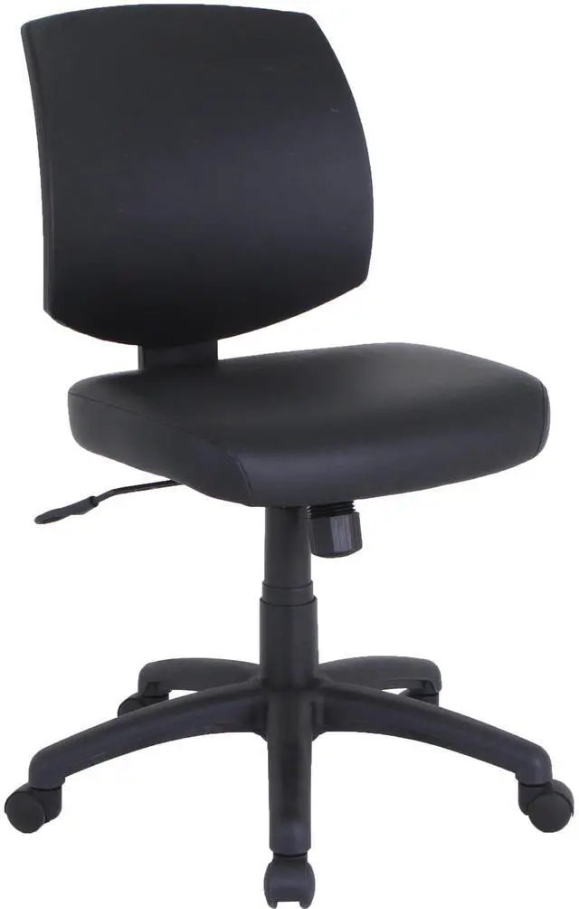 Main image of Lorell PVC Upholstery Task Chair - Black 84877