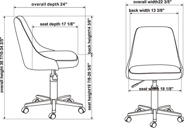 Alt view image 4 of 9 - Lorell LLR68571 22.5 x 24.4 x 31.5 in. Resi Gray Fabric Armless Low Back Chair, Gray