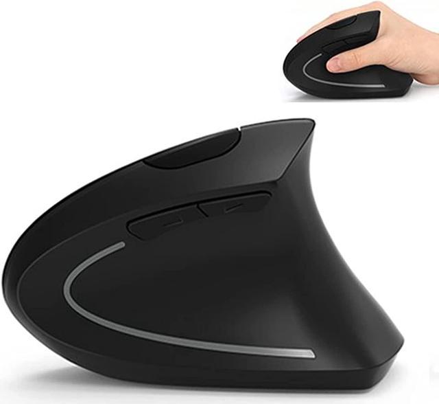 Ergonomic Mouse, Wireless Mouse 2.4ghz Optical Vertical Wireless Mice : 3  Adjustable Dpi 800/1200/ 1600 Levels 6 Buttons, for Laptop, Pc, Computer