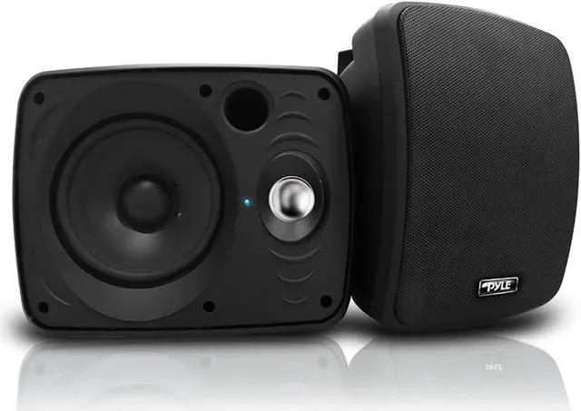 Alt view image 10 of 16 - Pyle Home PDWR64BTB Indoor-Outdoor 800 watt Bluetooth Speaker System, Black - 6.5 in.