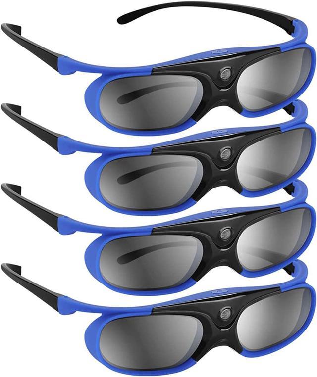 Nøgle Dødelig fuldstændig Dlp 3D Glasses 4Pack, 144Hz Rechargeable Dlp-Link 3D Active Shutter Glasses  For All 3D Dlp Projectors, Compatible With Optoma, Samsung, Benq, Dell,  Mitsubishi, Acer, Vivitek, Nec, Sharp (Blue) - Newegg.com