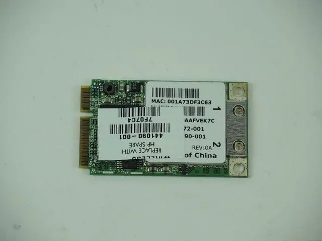 Main image of HP Compaq Presario A900 C700 F700 Wireless Mini PCI Express WIFI Card 441090-001