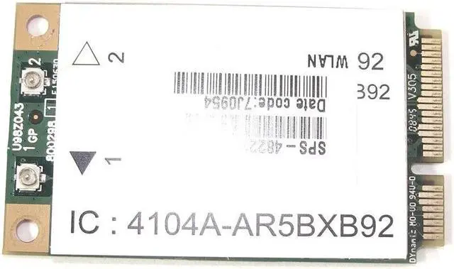 Main image of HP Pavilion dv7-1261wm dv7-1000 Series WLAN Wireless WiFi Card 482260-001 TESTED